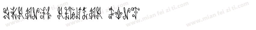 skranji regular font字体转换